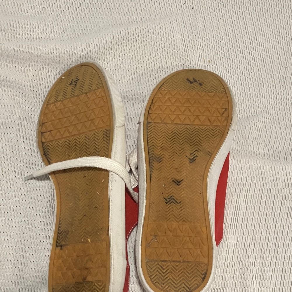 Mossimo Supply Co. Red Canvas Slip-Ons - Picture 6 of 9